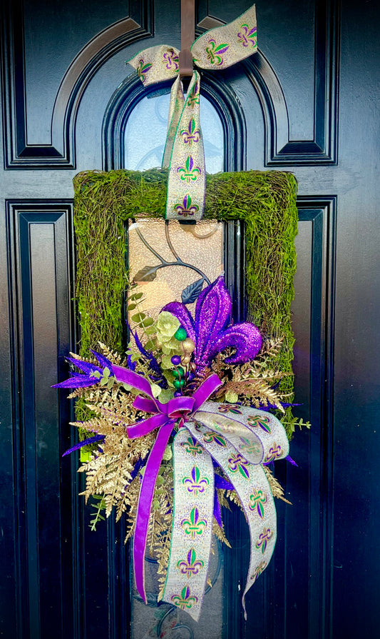 Mardi Gras Luxe Moss Wreath